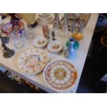 A Wedgewood plates, oddments etc.