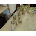 Six assorted figures, Lladro etc.a.