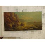 A coastal scene oil on canvas by Sidney Yate Johnson