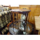 An Edwardian occasional table