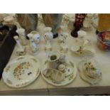 A collection of Aynsley and other chinaware