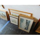 A qty of framed watercolours and others
