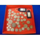 A qty of early 20th century late 19th century coins approx.