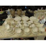 A large porcelain dinner/ tea service,