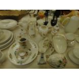 A collection of Aynsley and other chinaware