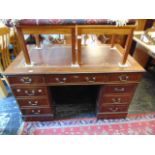 A Mahogany pedestal desk