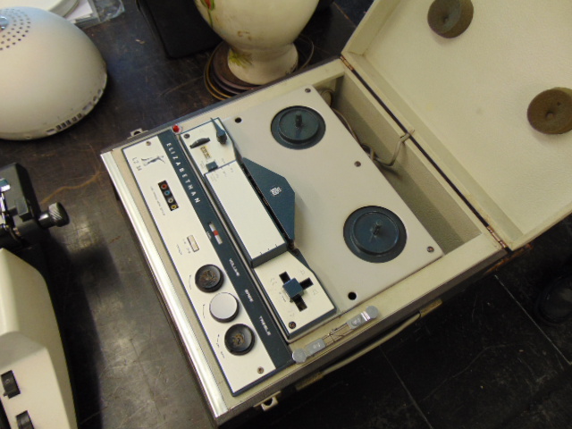 An Elizabethan LZ34 reel to reel tape recorder