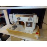 An electric sewing machine,