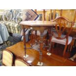 An Edwardian Mahogany octagonal occasional table