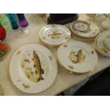 A qty of fish plates