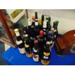 A qty of wines and spirits