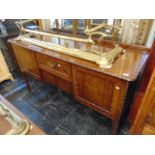 A mahogany sideboard,