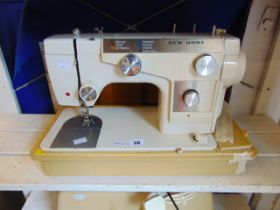 An electric sewing machine,
