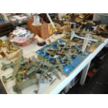 A collection of model Airplanes