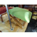 An adjustable foot stool