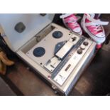 An Elizabethan LZ34 reel to reel tape recorder