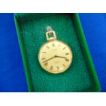 A Gold plated Swiss made pocket watch,