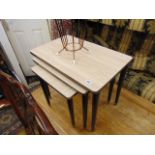 A retro nest of three tables