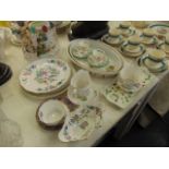 A qty of Royal Worcester, Evesham, Port Merion, Ainsley, Minton etc.