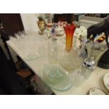 A qty of glassware etc.