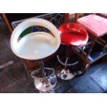 Two bar stools