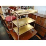 A gilt trolley,