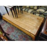 A Teak eastern coffee table