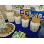 A Hornsea kitchen container set