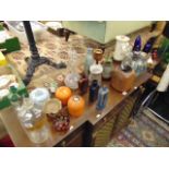 A qty of assorted glassware, pottery etc.