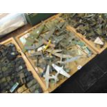 A collection of model aeroplanes