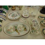 A qty of Royal Worcester, Evesham, Port Merion, Ainsley, Minton etc.