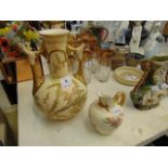 Two Royal Worcester vases