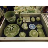 A collection of Wedgewood Jasper ware