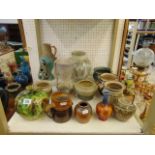 A collection of pottery ware
