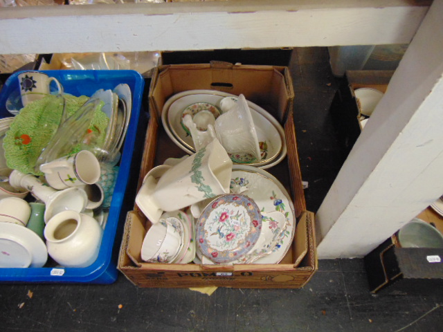 A qty of Royal Worcester, Evesham, Port Merion, Ainsley, Minton etc.