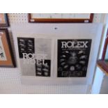 Two original French 1930's Rolex advertising posters,