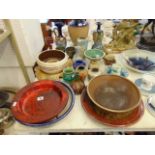 A assortment of pottery inc. Danish bowl etc.
