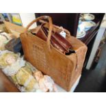 A large Crocodile bag,