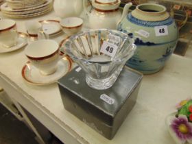 A Rosenthal boxed candle holder