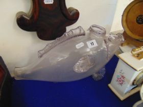 A 20th century glass fish a.