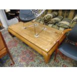 A Teak eastern coffee table