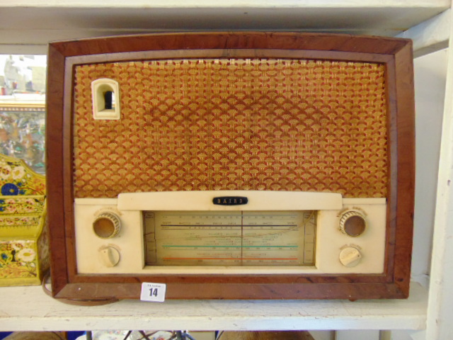 A Baird vintage radio a.