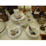 A part Queens fruit tea set