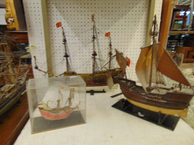 Three model boats, - Image 3 of 4