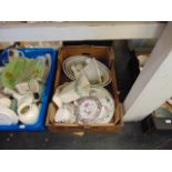 A qty of Royal Worcester, Evesham, Port Merion, Ainsley, Minton etc.