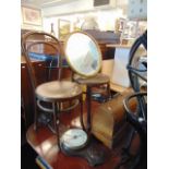 A Singer sewing machine with priginal receipt, 1947, two early Bentwood chairs,