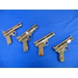 Four assorted air pistols, JNR, SNR,