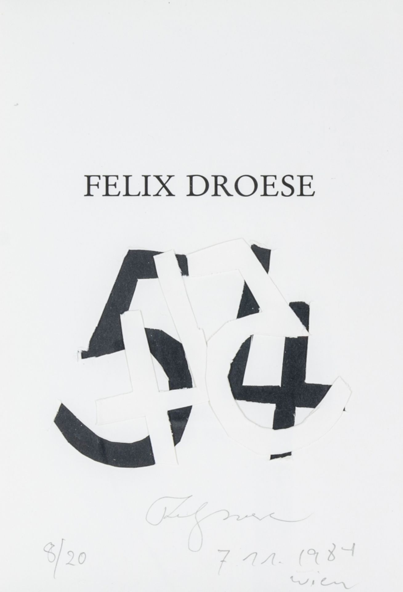 Droese, Felix. Sammlung von 4 - Bild 4 aus 5