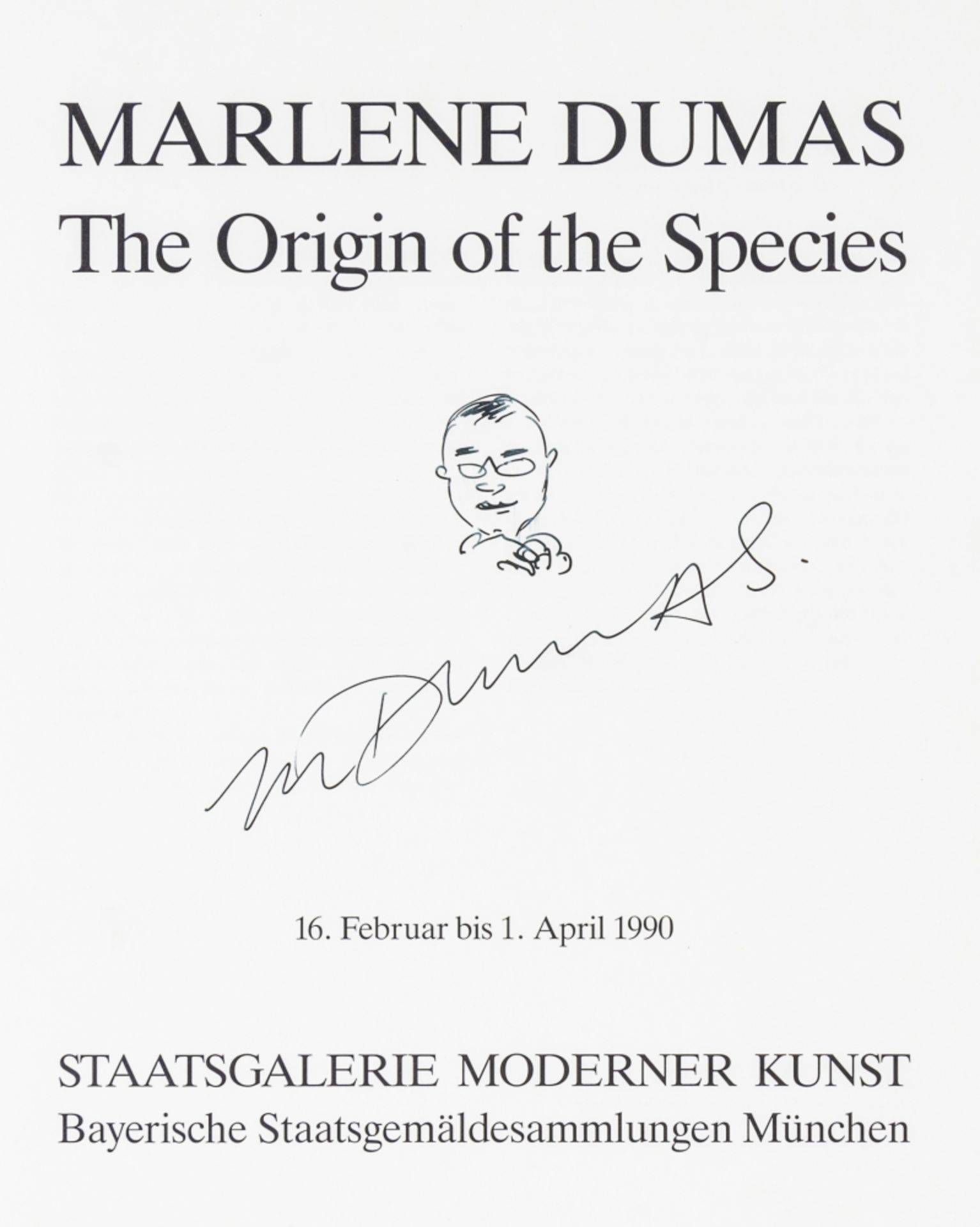 Dumas, Marlene. The origin of the