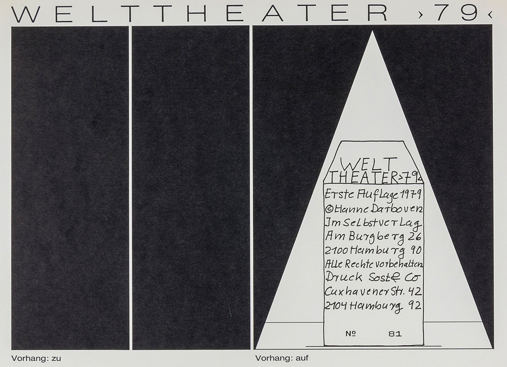 Darboven, Hanne. Welttheater.